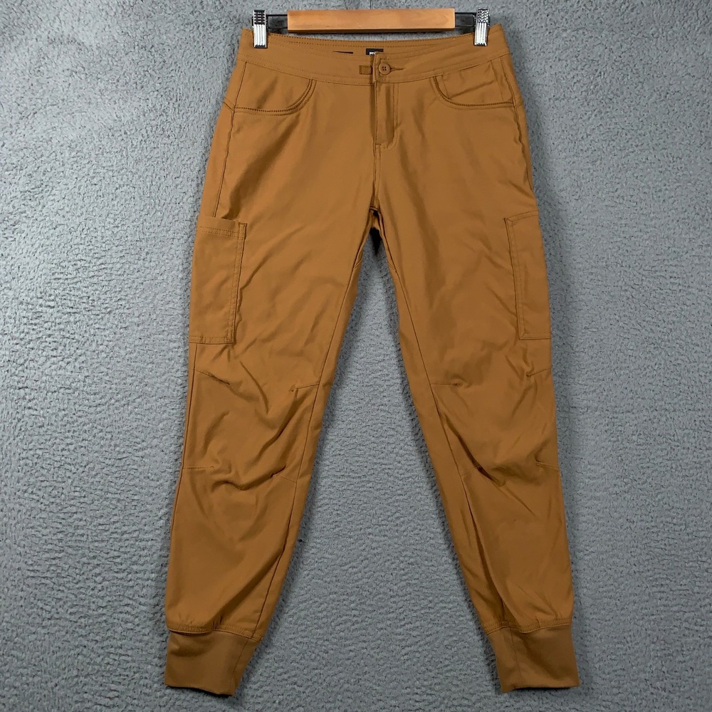 prAna Halle Jogger II Pants Womens 2 RG Brown Outdoor Hiking Stretch Performance